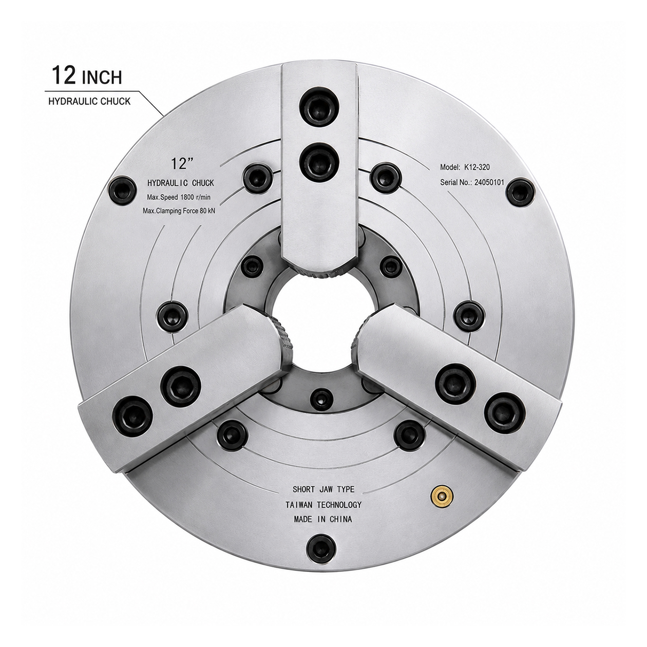 12-inch hydraulic chuck