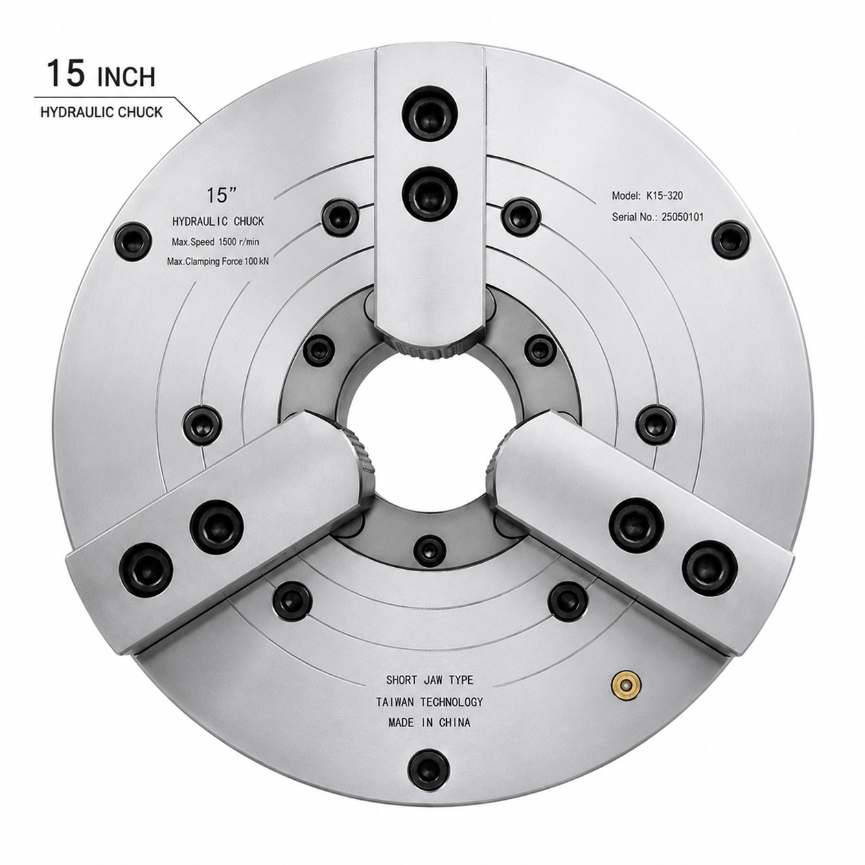 15-inch hydraulic chuck