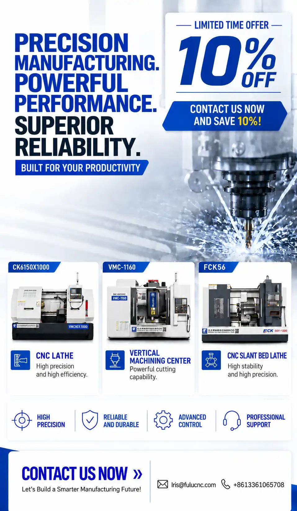 cnc equipment promotion