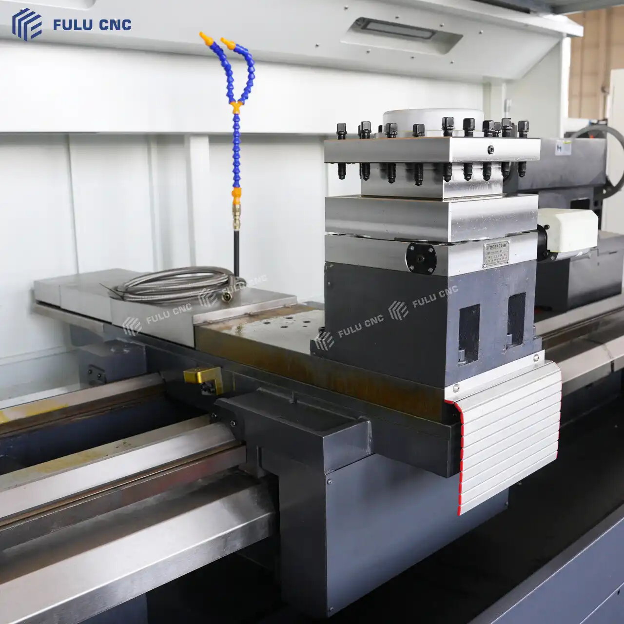 cnc lathe ck61100-2000 4-station electric turret