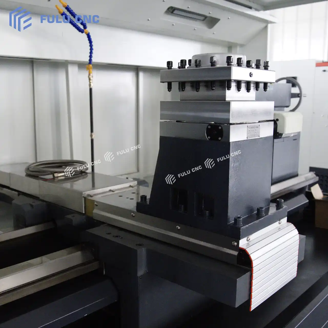 cnc lathe ck61125-2000 4-station electric turret