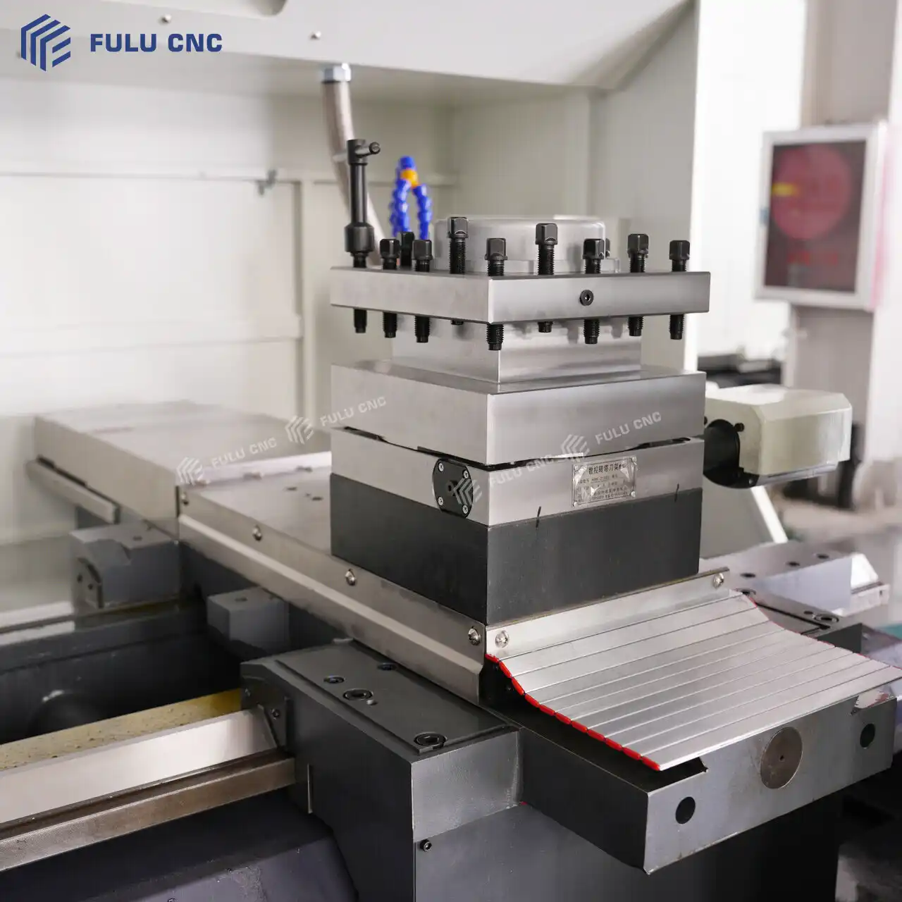 cnc lathe ck6180 750 4 station electric turret