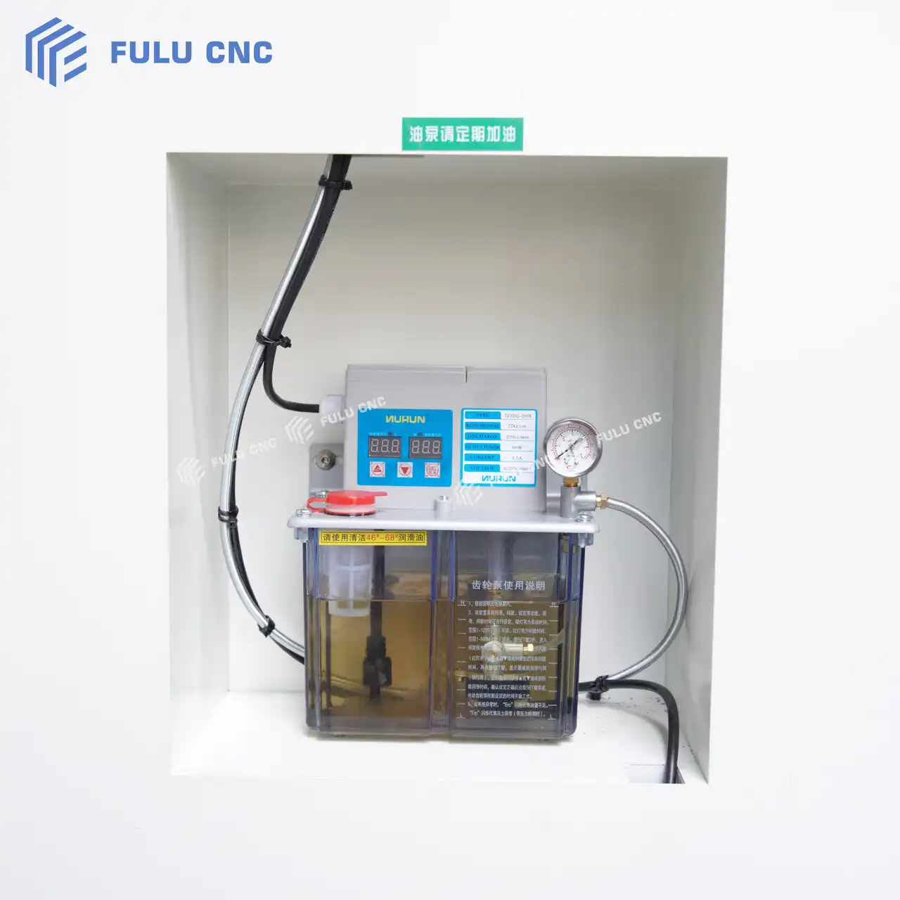 cnc lathe ck6186-1500 lubrication system