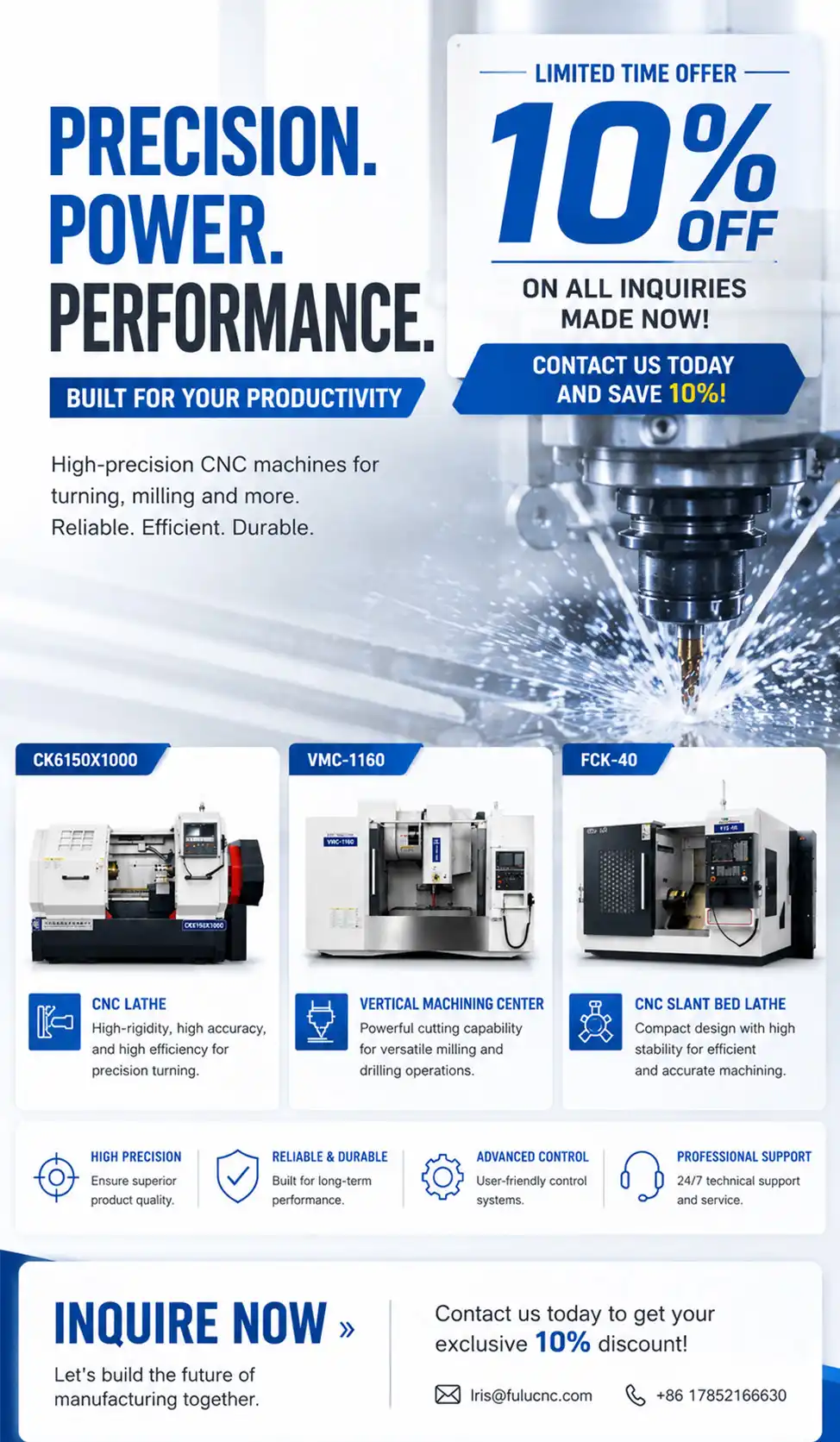 cnc machine special offer