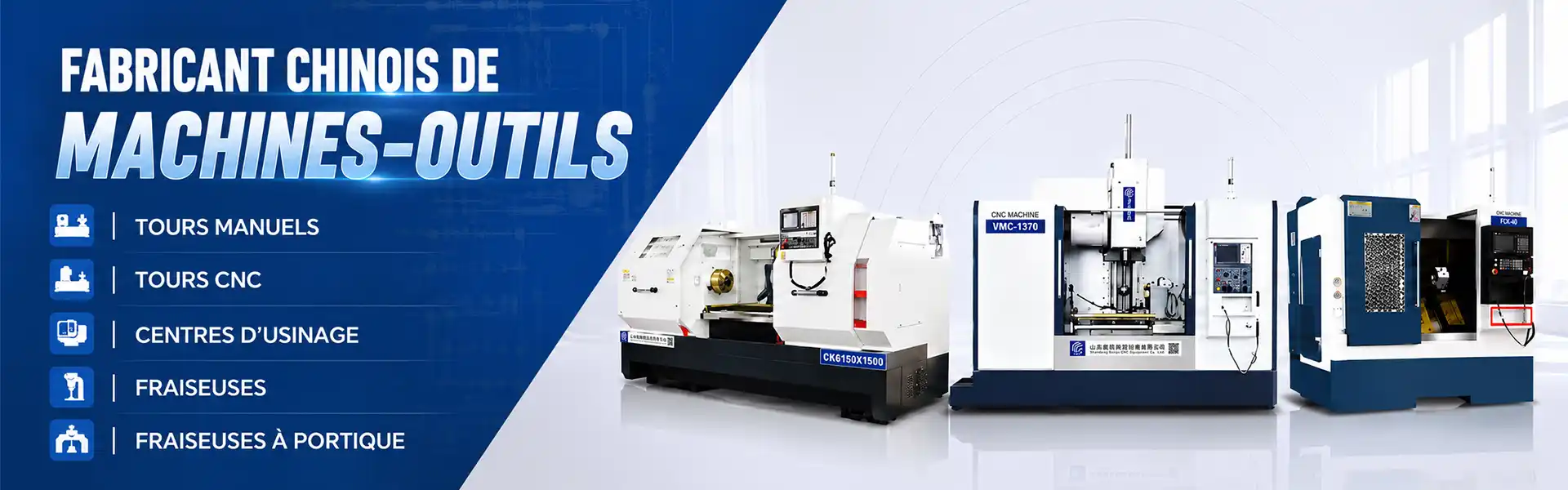 fabricant chinois de machines outils