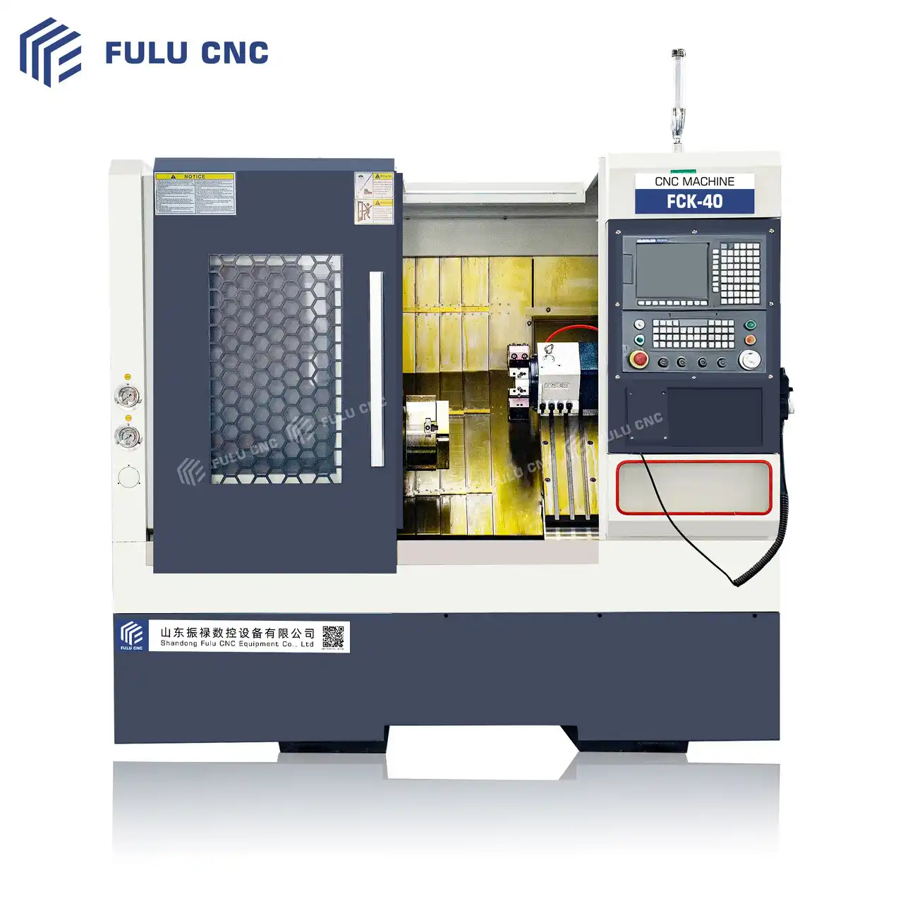 high precision slant bed cnc lathe fck40