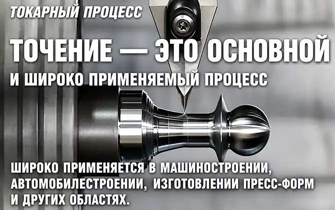 процесс токарной обработки