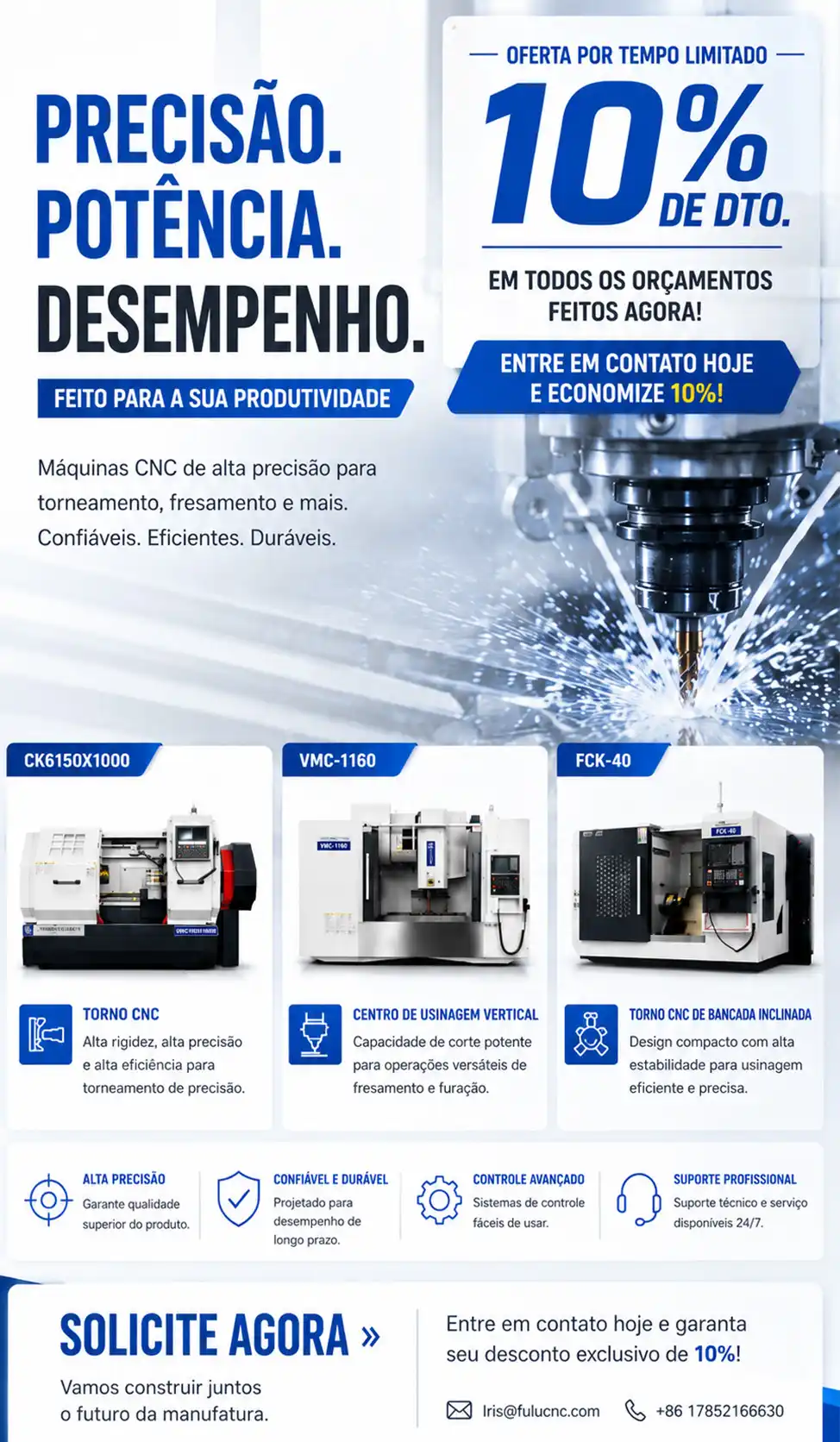 Oferta especial de m&aacute;quinas CNC