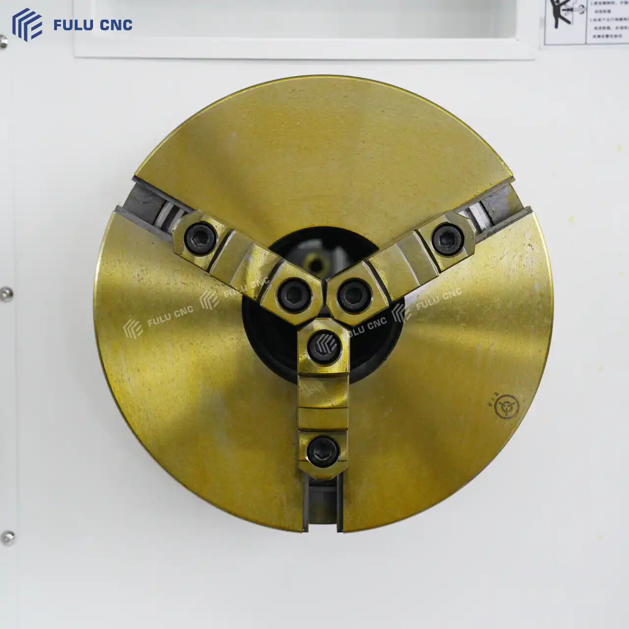 pipe thread cnc lathe qk1313 3-jaw chuck