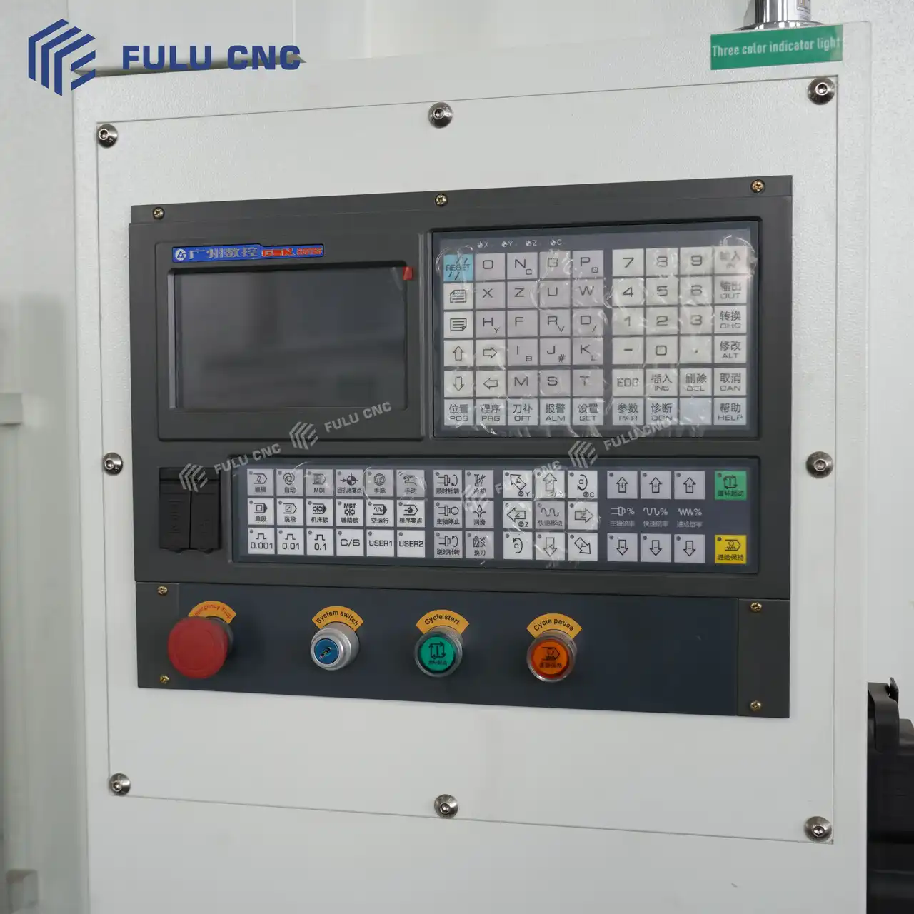 pipe thread cnc lathe qk1325-1500 gsk control system