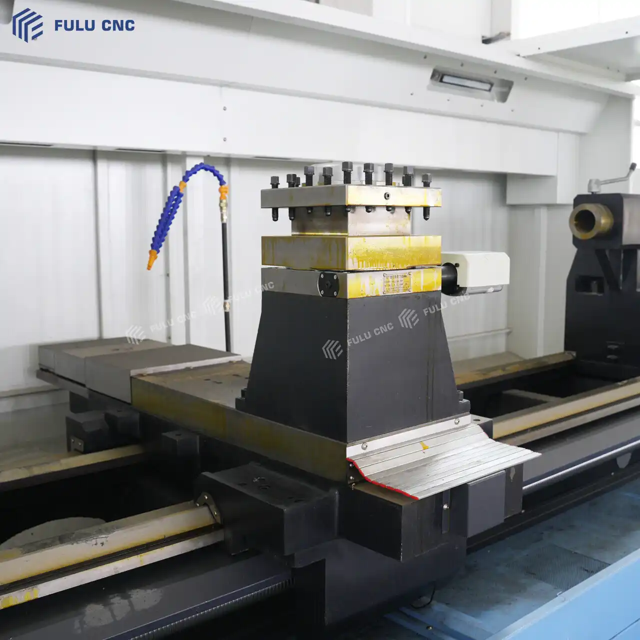 pipe thread cnc lathe qk1332 4-station electric turret