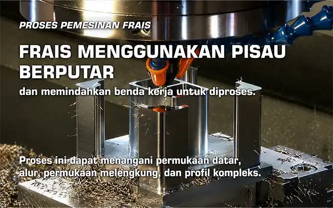 proses pemesinan frais