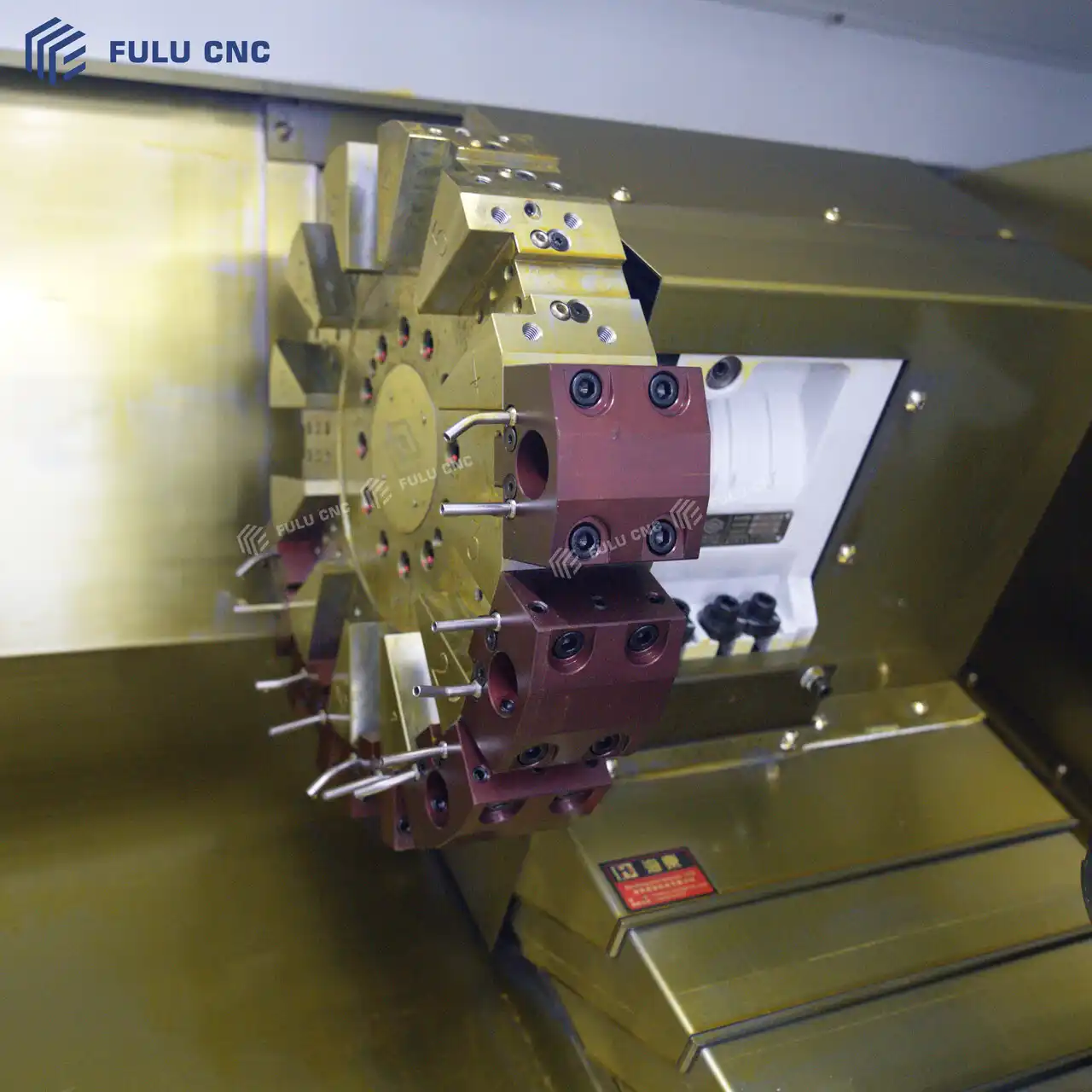 Slant Bed CNC Lathe FCK50 12 Station Turret