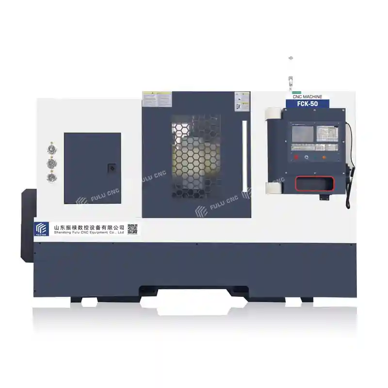 slant bed cnc lathe fck50