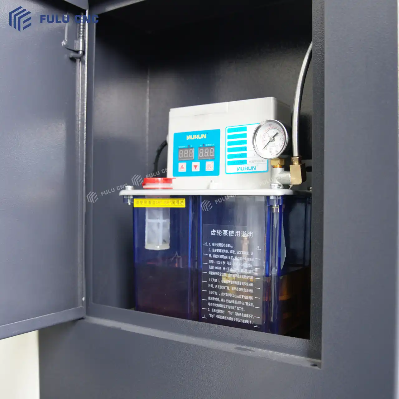 Slant Bed CNC Lathe FCK50 Automatic Lubrication System