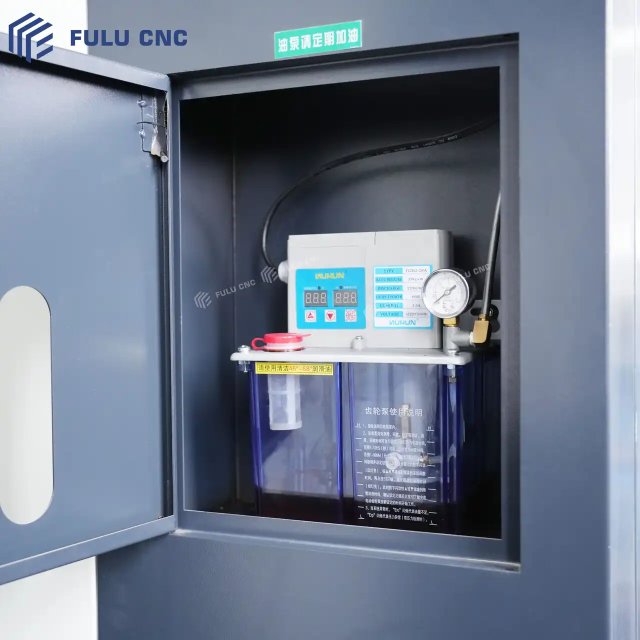 Slant Bed CNC Lathe FCK56 Automatic Lubrication System