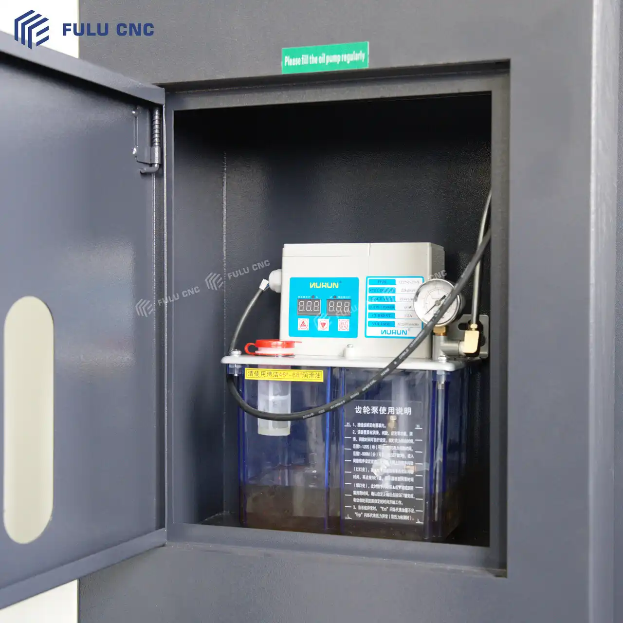 Slant Bed CNC Lathe FCK56Y-1200 Automatic Lubrication System