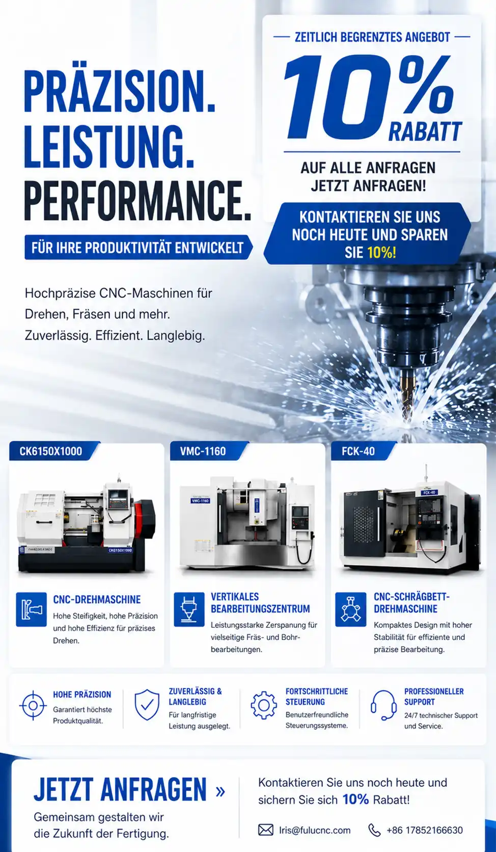 Spezialangebot f&uuml;r CNC Maschinen