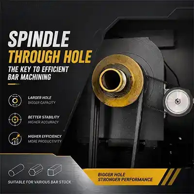 spindle bore effect on bar material