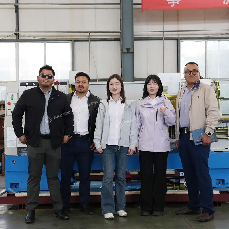 Turkish Customer Visiting CNC Machine Factory