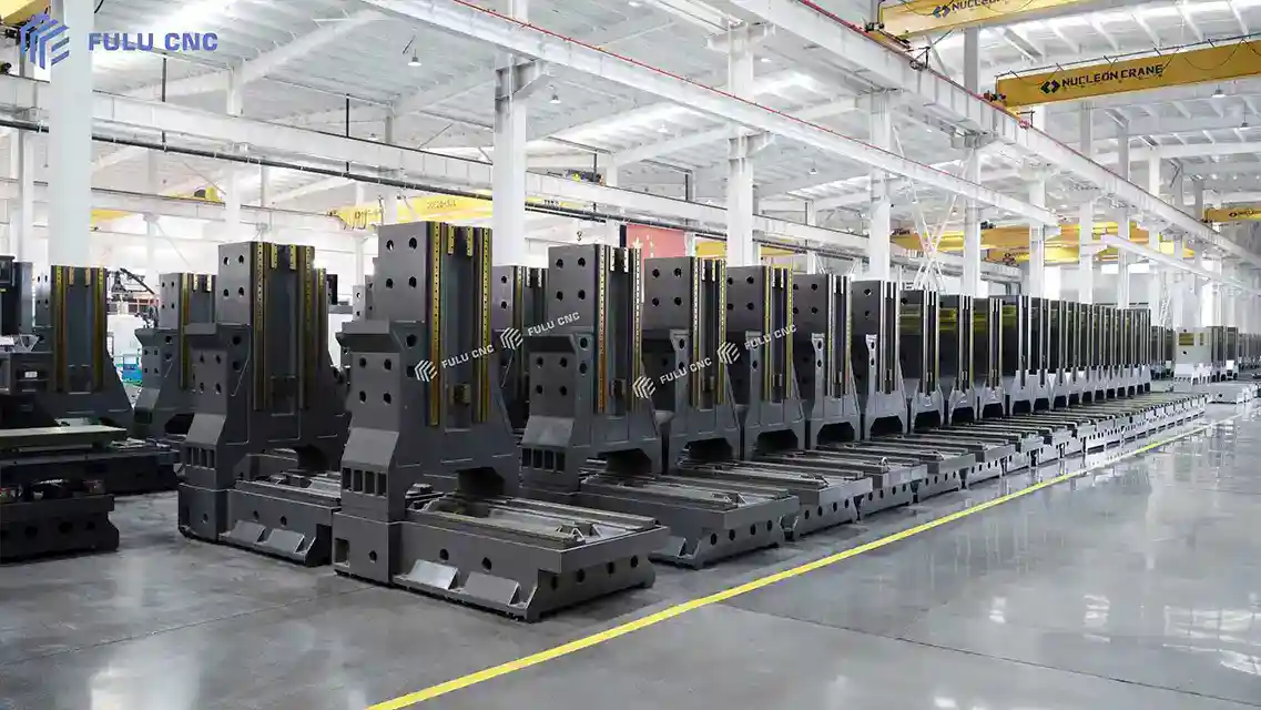 vertical machining center frame display