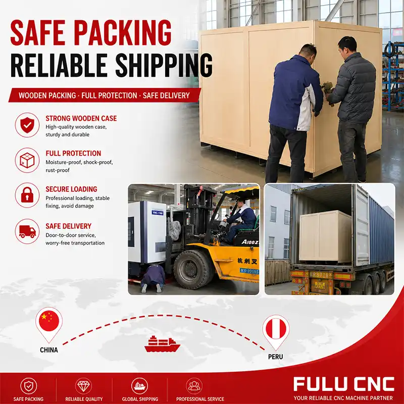 wooden packaging shipping